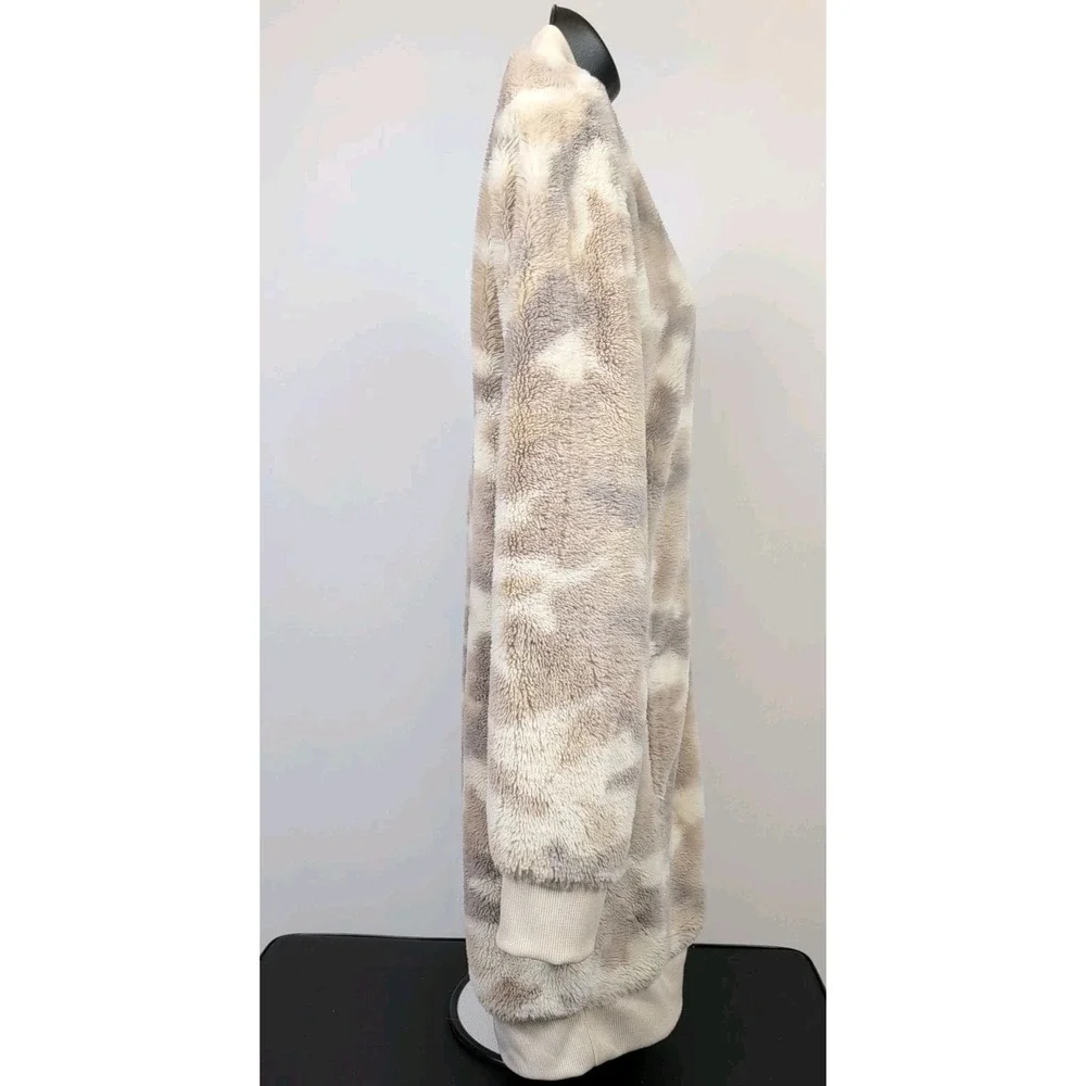 Columbia Womens Jacket Bundle Up Printed Fleece Sherpa Camouflage‎ Cream Size M